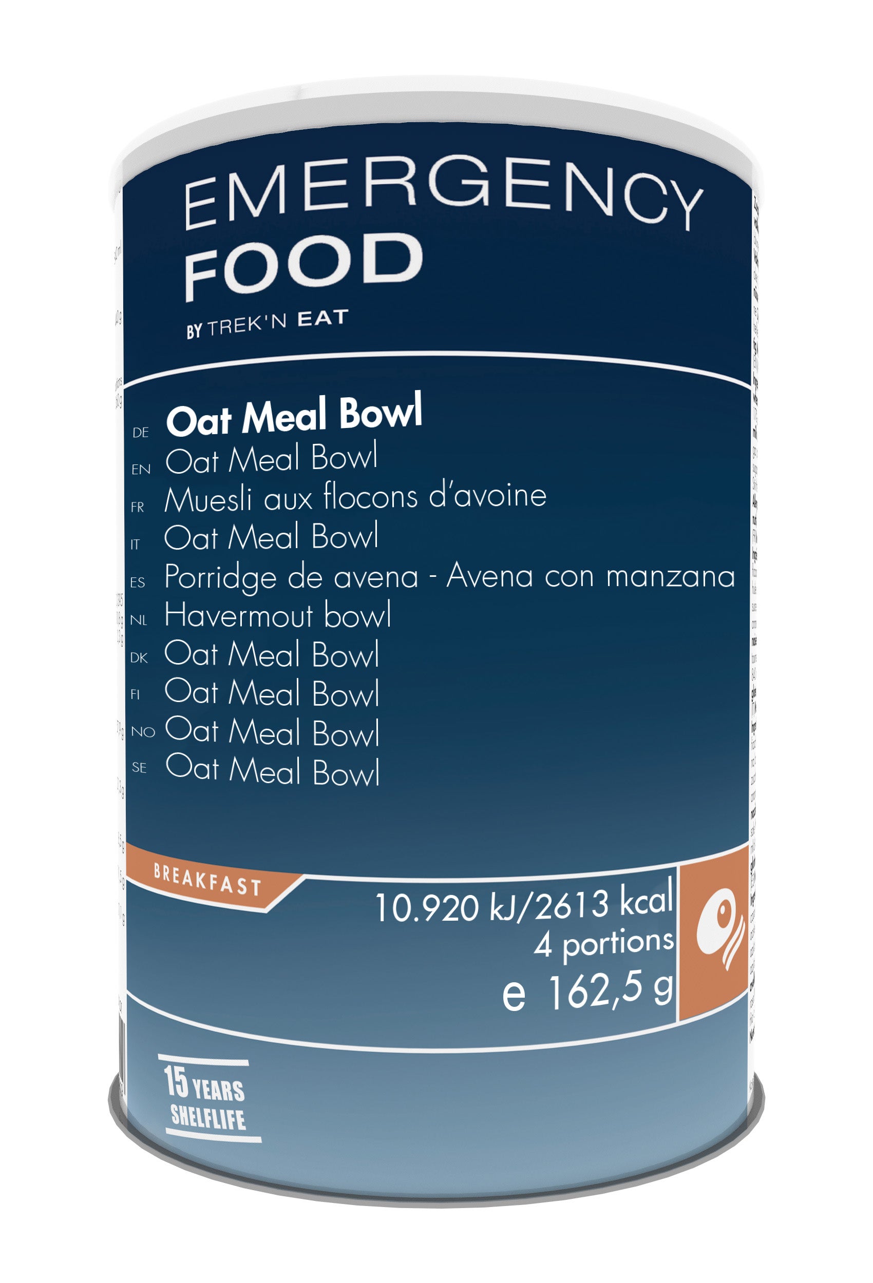 Oat Meal Bowl - Emergency Line Blue One Size