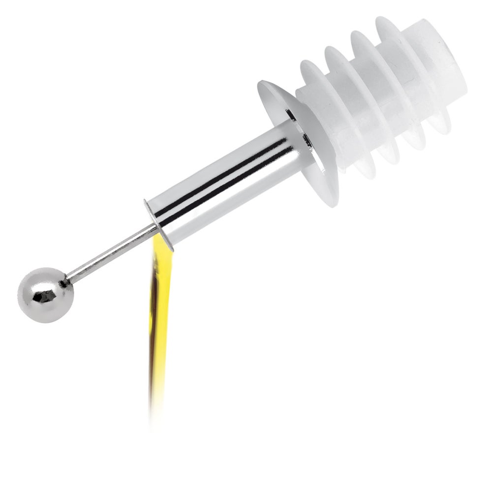Olipac Oljepip med kulstopp Stainless steel One Size