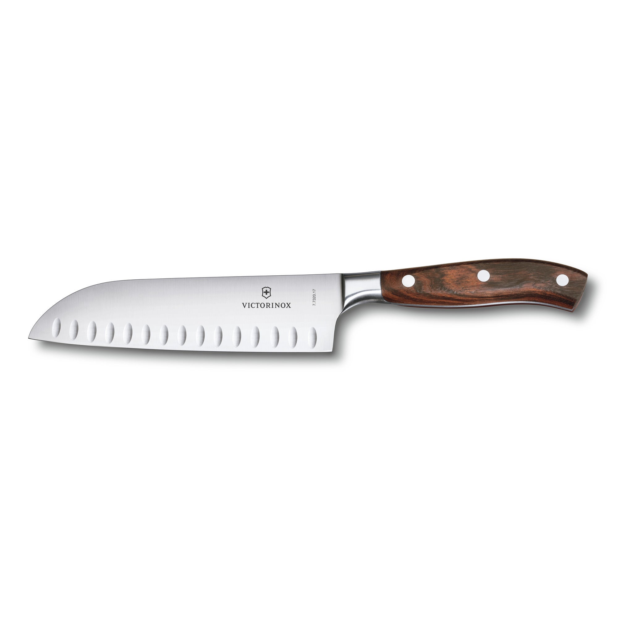 Santoku kniv, Grand Mâitre, olivslipad, 17 cm Wood One Size