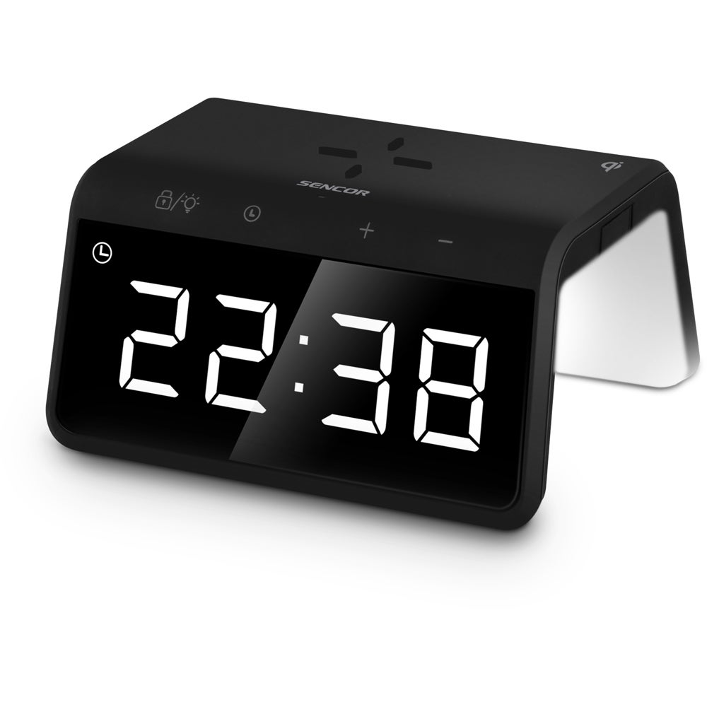 Digital väckarklocka Black One Size