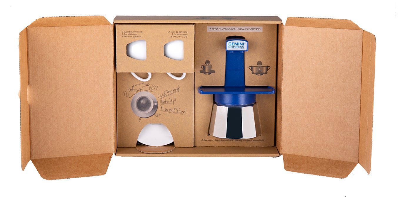 Gemini express Indu. BLUE w/ 2 .cups and saucers Blue One Size
