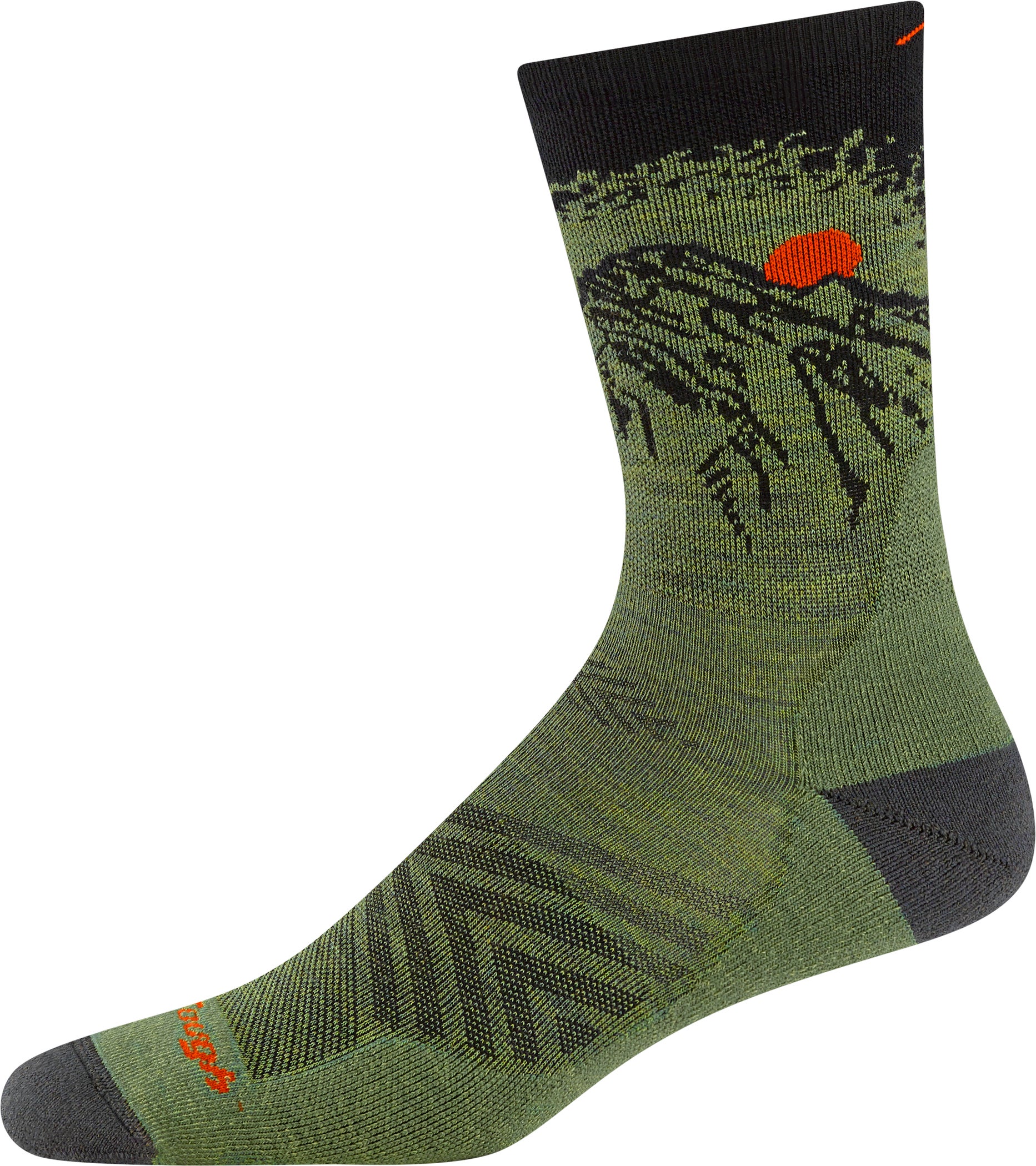 Vert Micro Crew Ultra-Lightweight with Cushion Lichen M (EU 41,0 - 42,5)