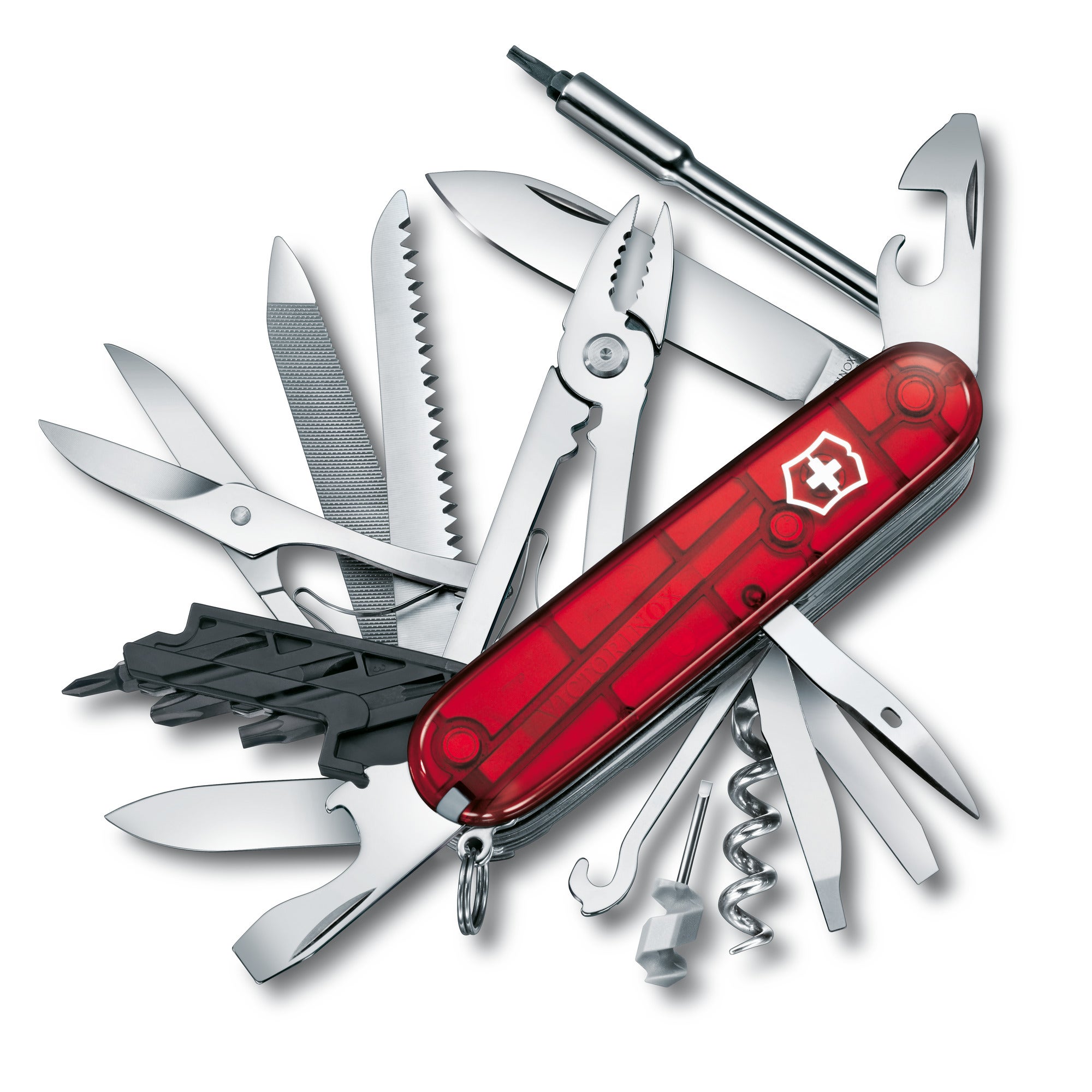 CyberTool L Red Translucent One Size