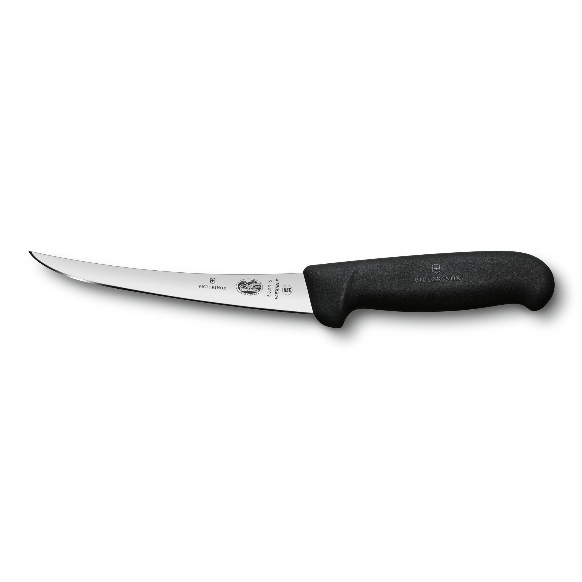 Urbeningskniv, 15 cm, smalt flexibelt, svängt skär Black One Size