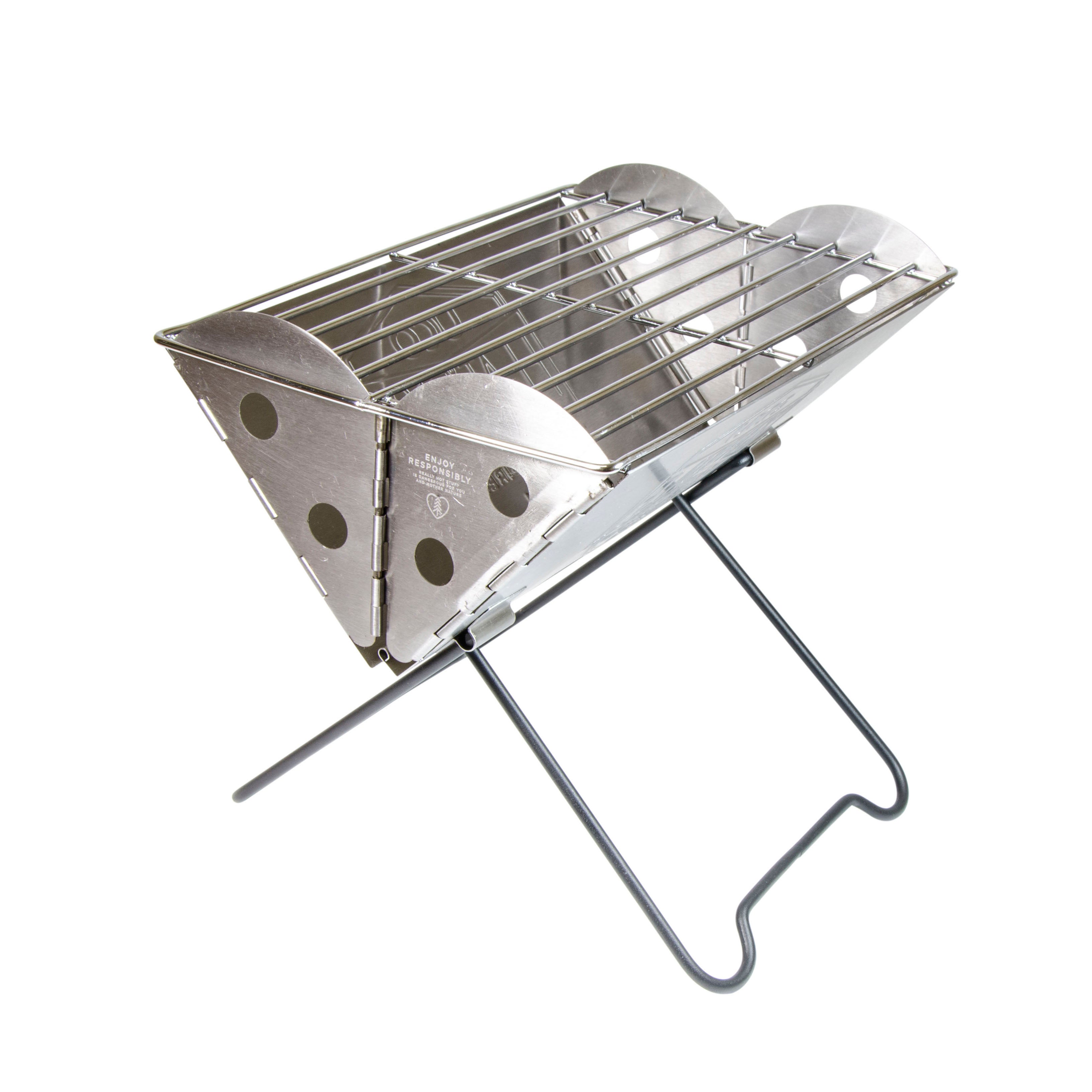 Mini Flatpack Grill & Firepit  Steel One Size